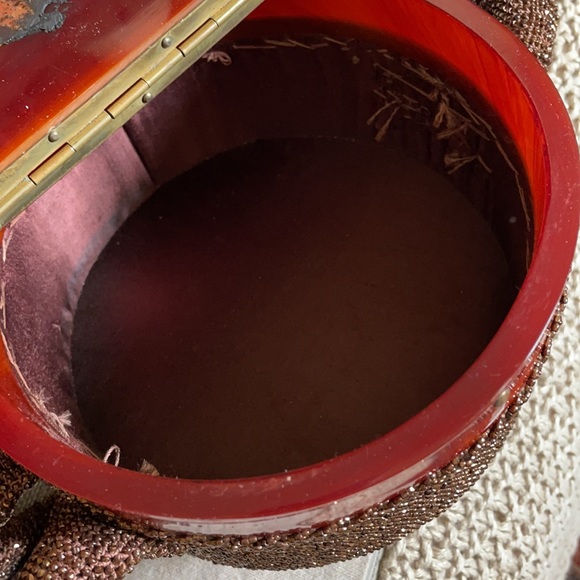 Vintage Bakelite Beaded Bag - Picture 5 of 13